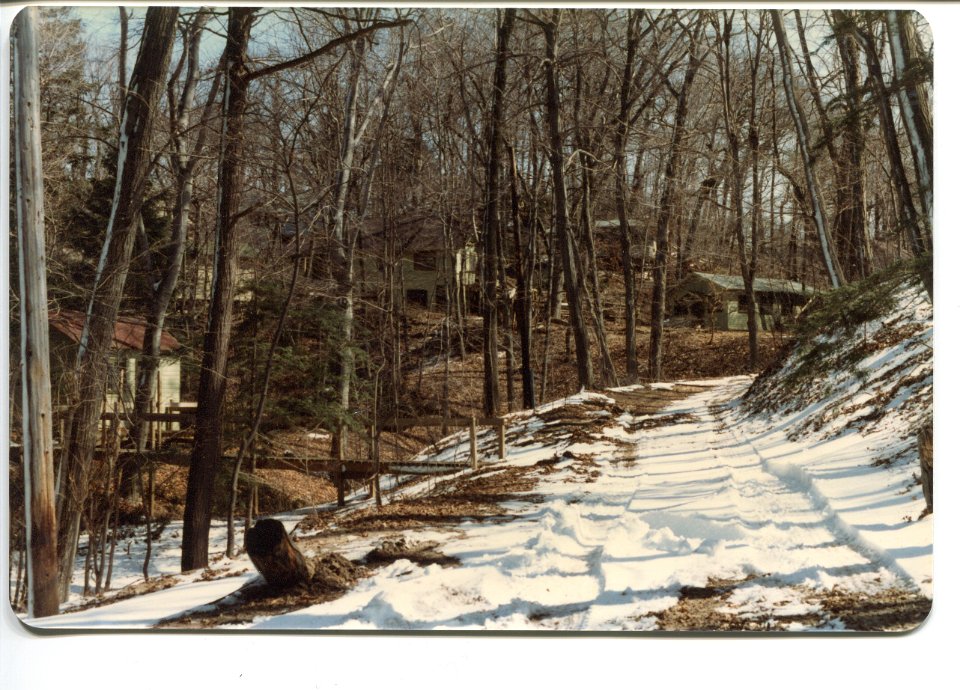 Winter on Gray road to Camp Peniel